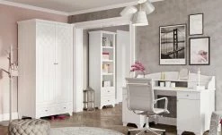 Drehtürenschrank Royal White | 106|cm
