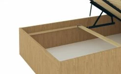 Bett Chill | 90 cm Eiche (Nachbildung) / Beige -Kindermöbel Verkaufsladen 12119331 3 202209131234