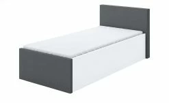 Bett Wake Up Plus | Weiß / Anthrazit 90 cm