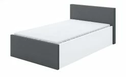 Bett Wake Up Plus | Weiß / Anthrazit 120 cm