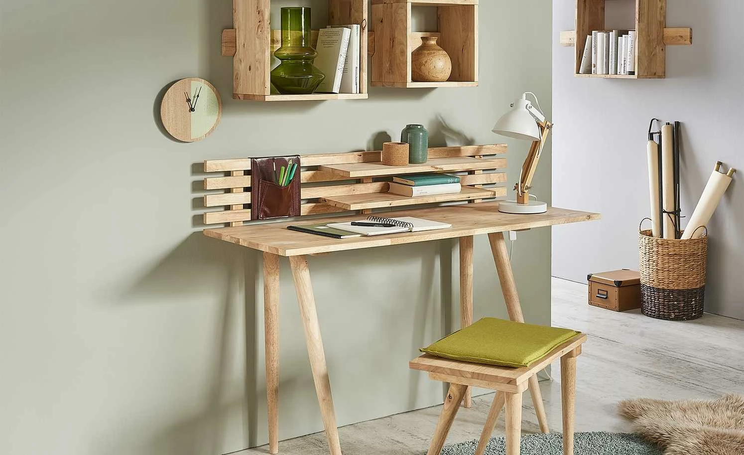 Roomers Schreibtischset Nate 3 Roomers Schreibtischset Nate