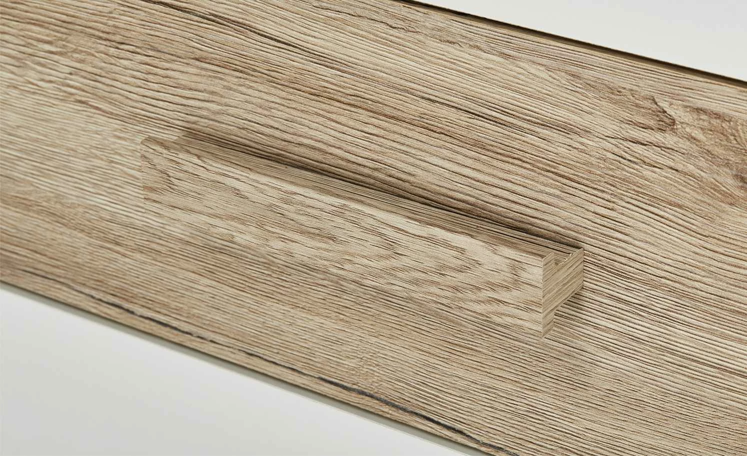 Kleiderschrank, 3-türig Caja | Eiche San Remo (Nachbildung) / Alpinweiß 6 Kleiderschrank, 3-türig Caja | Eiche San Remo (Nachbildung) / Alpinweiß – Bild 4