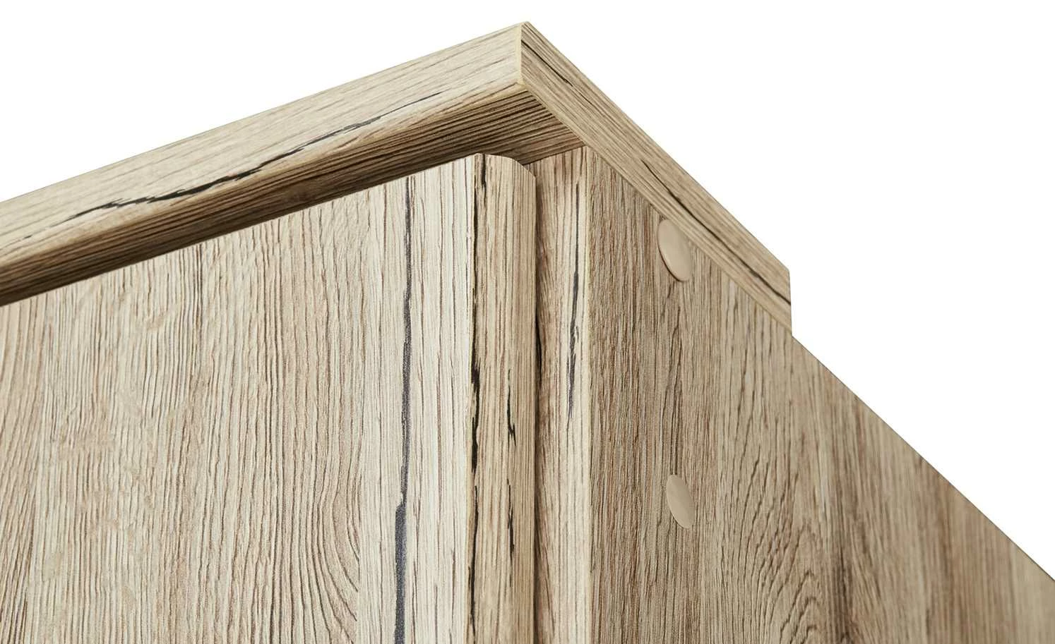 Kleiderschrank, 3-türig Caja | Eiche San Remo (Nachbildung) / Alpinweiß 9 Kleiderschrank, 3-türig Caja | Eiche San Remo (Nachbildung) / Alpinweiß – Bild 7