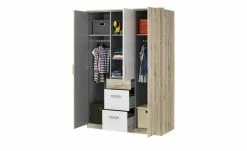 Kleiderschrank, 3-türig Caja | Eiche San Remo (Nachbildung) / Alpinweiß 20 Kleiderschrank, 3-türig Caja | Eiche San Remo (Nachbildung) / Alpinweiß -Kindermöbel Verkaufsladen 342245400 5 201811271526