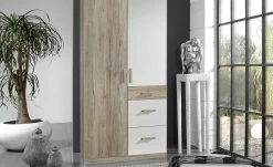 Kleiderschrank Caja | Eiche San Remo (Nachbildung) / Alpinweiß -Kindermöbel Verkaufsladen 342245401 8 201811271539