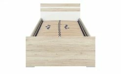 Futonbett Caja | Eiche San Remo (Nachbildung) / Alpinweiß 90x200 cm -Kindermöbel Verkaufsladen 342245402 6 201811271524