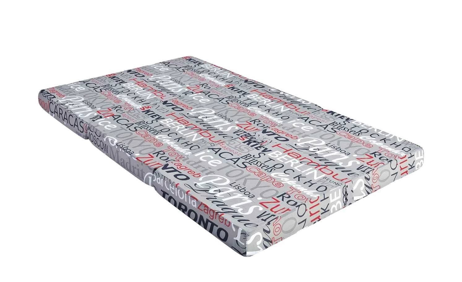 Klappmatratze Cedric | Grau / mehrfarbig 120|cm 4 Klappmatratze Cedric | Grau / mehrfarbig 120|cm – Bild 2